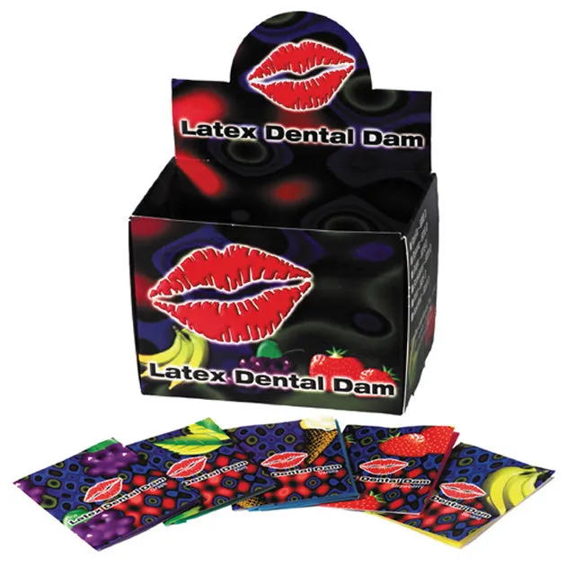 Fairvillacom Vibrators Lixx Dental Dam Asst Flavors 100DP