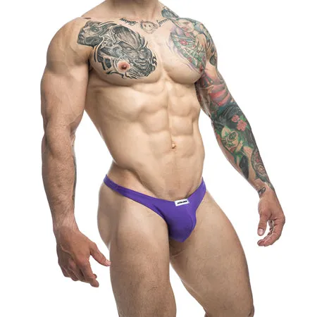 Fairvillacom Vibrators MaleBasics JUSTIN SIMON Classic Tanga Purple L