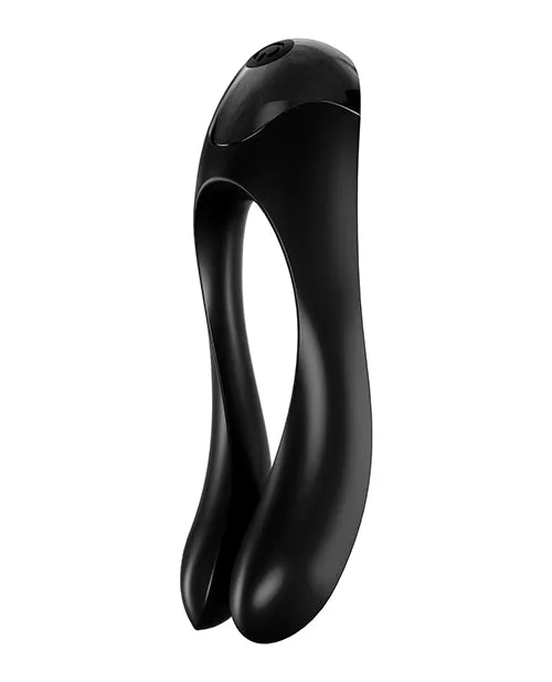 Fairvillacom Vibrators Satisfyer Candy Cane Finger Vibrator Black