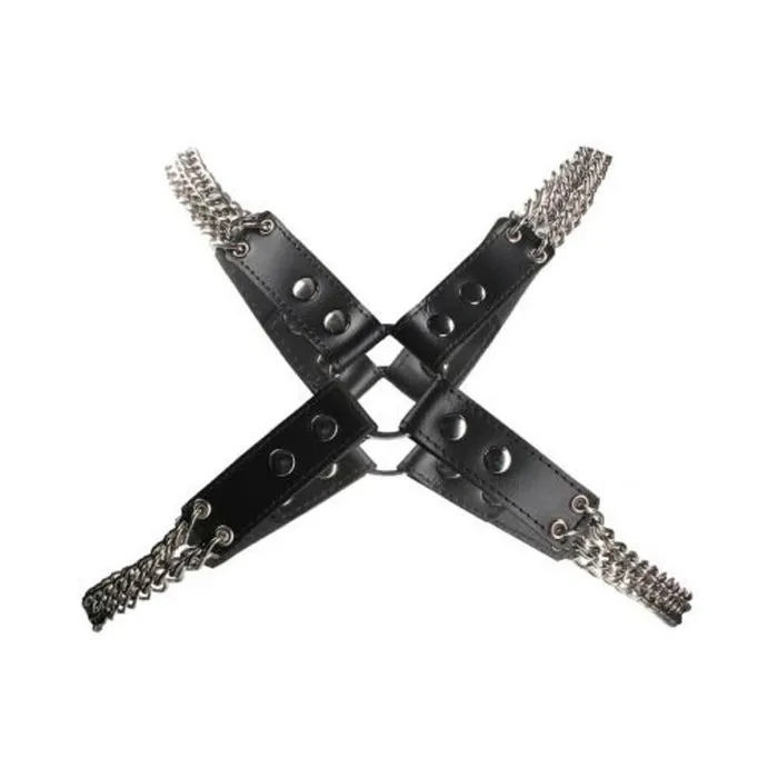 Fairvillacom Vibrators Shots Uomo Chain Chain Harness Black
