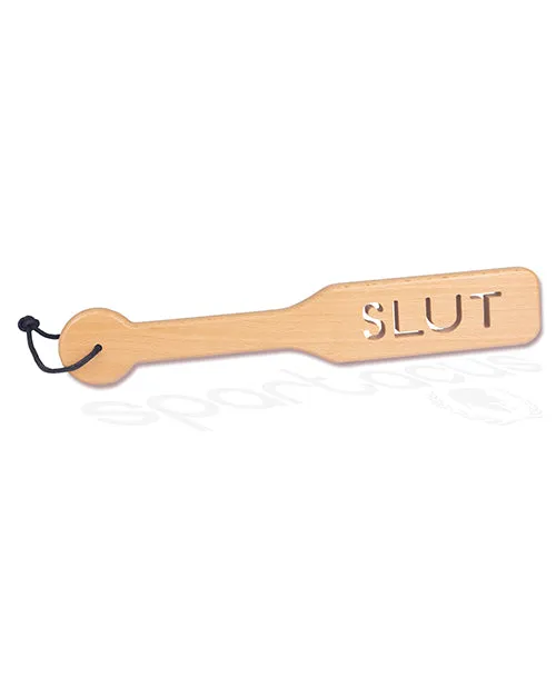 Fairvillacom Vibrators Spartacus Zelkova Wood Paddle 375 cm Fuck Me