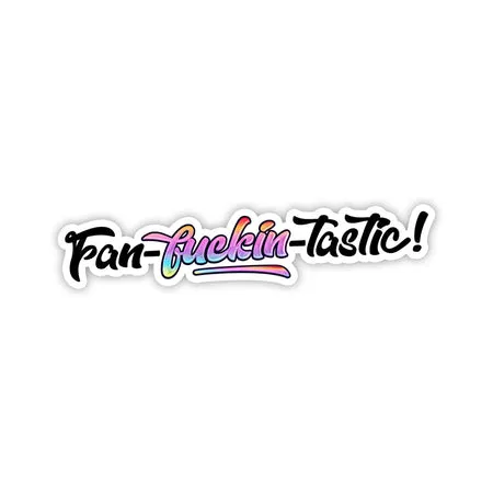 Fairvillacom Vibrators Twisted Wares FanFuckinTastic Sticker