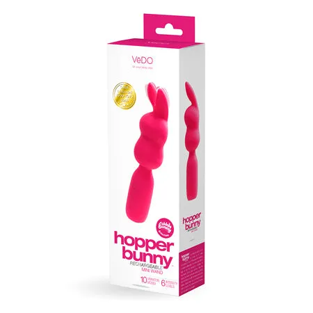 Fairvillacom Vibrators VeDO Hopper Bunny Rechargeable Mini Wand Pink
