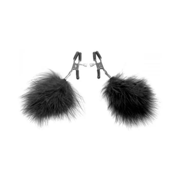 Feathered Nipple Clamps Fairvillacom Nipple Clitoral Toys