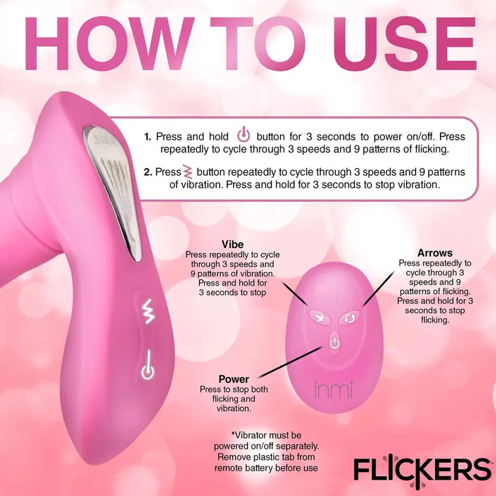 Female Sex Toys ShhhWndsr Inmi 15cm Flicking GSpot Vibrator with Remote Pink Female Sex Toys ShhhWndsr Inmi 15cm Flicking GSpot Vibrator with Remote Pink