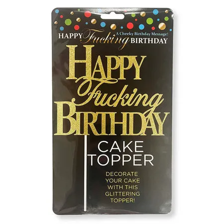 Happy Fucking Birthday Cake Topper Fairvillacom Vibrators