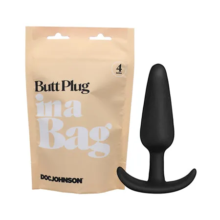 In A Bag 4 Butt Plug Black Fairvillacom Anal