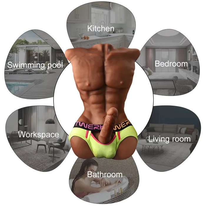 KERERO Male Sex Toys Chris 1936LB Realistic Male Sex Doll