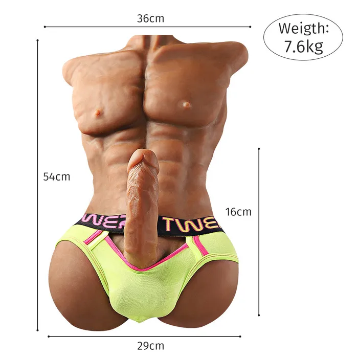 KERERO Male Sex Toys Chris 1936LB Realistic Male Sex Doll