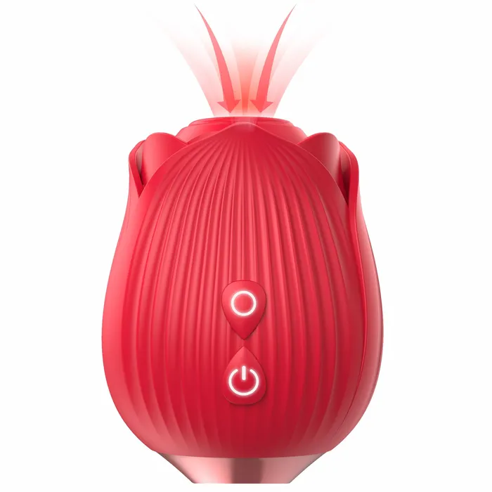 KERERO Vibrators SilqSeduce Rose Vibrator with Sucking Thrusting
