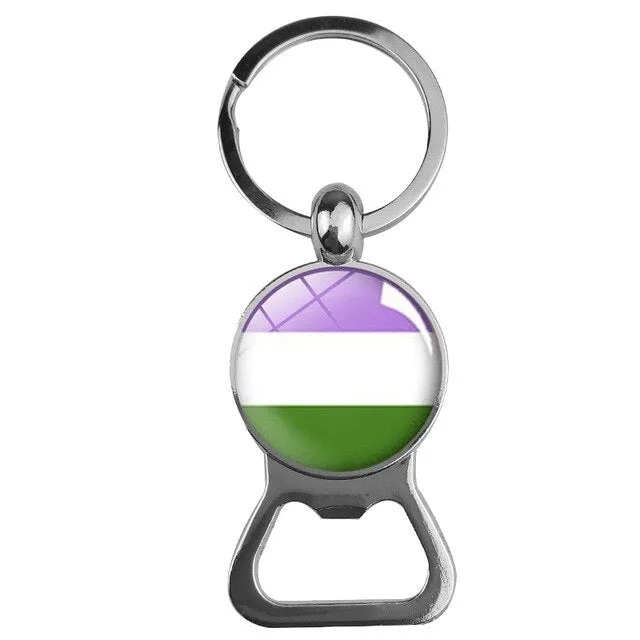 LGBT Pride bottle opener keychain 29 variants ShhhOb Vibrators