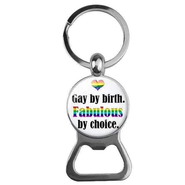 LGBT Pride bottle opener keychain 29 variants ShhhOb Vibrators
