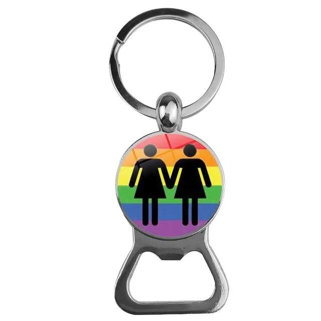 LGBT Pride bottle opener keychain 29 variants ShhhOb Vibrators