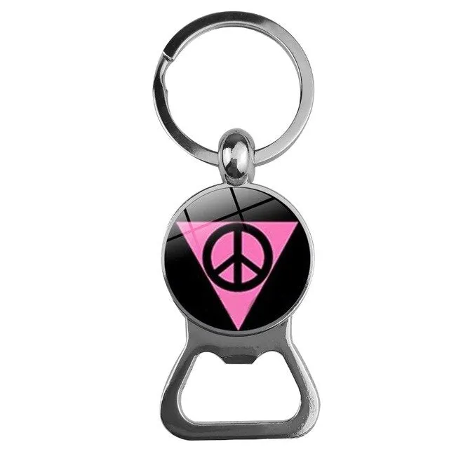 LGBT Pride bottle opener keychain 29 variants ShhhOb Vibrators