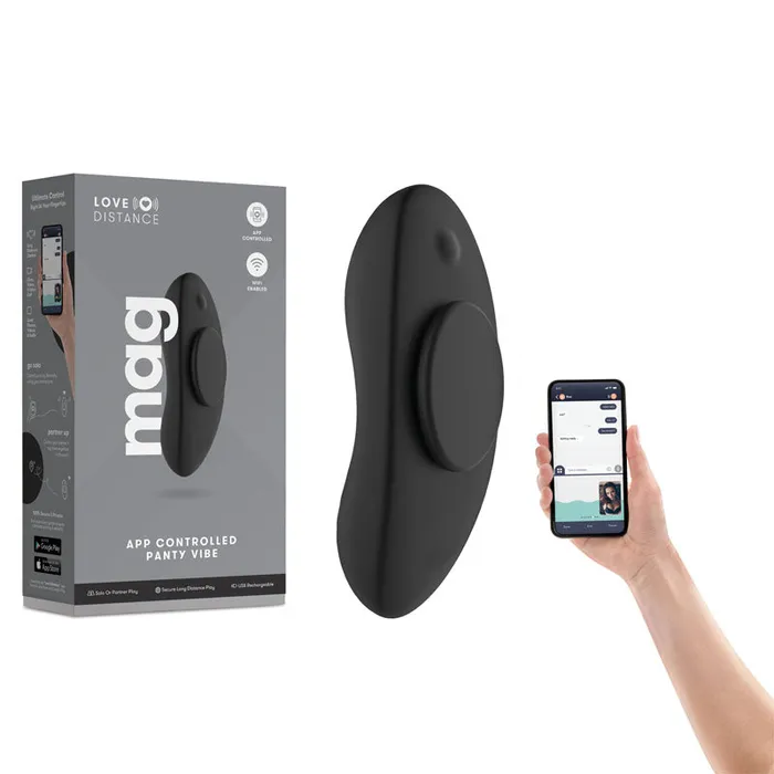 Love Distance MAG Panty Vibe with App Control ShhhWndsr Vibrators