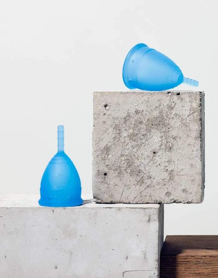 Lunette Vibrators Lunette Menstrual Cup Blue