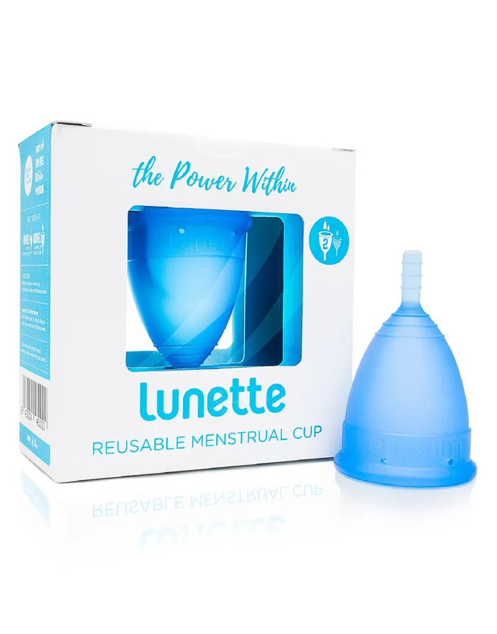 Lunette Vibrators Lunette Menstrual Cup Blue