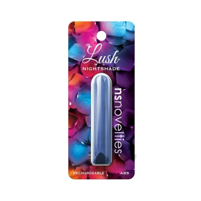 Lush Nightshade Rechargeable Bullet Vibrator Blue Fairvillacom Vibrators