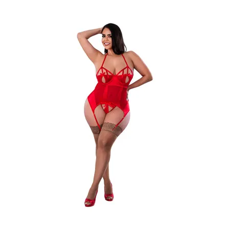 Magic Silk Holidaze PeekABoo Basque and Pull Open Gstring Red Queen Size Magic Silk Vibrators Magic Silk Holidaze PeekABoo Basque and Pull Open Gstring Red Queen Size Magic Silk Vibrators