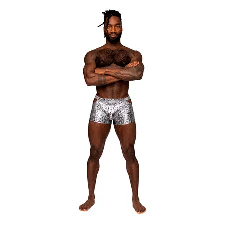 Male Power Snaked Pouch Short SilverBlack M Fairvillacom Anal