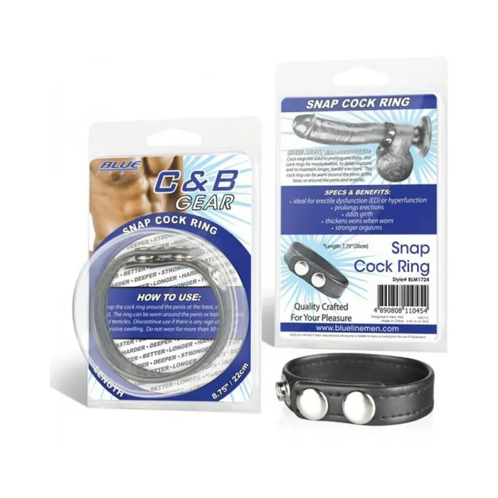 Male Sex Toys C B Gear Snap Cock Ring Black Fairvillacom