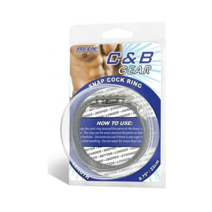 Male Sex Toys C B Gear Snap Cock Ring Black Fairvillacom