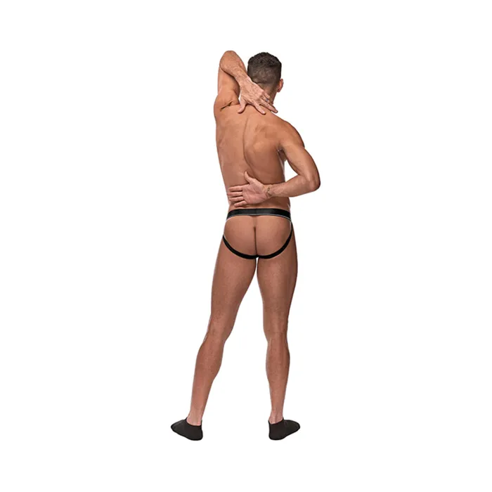 Male Sex Toys Cock Pit Fishnet Cock Ring Jock Black LXL Fairvillacom