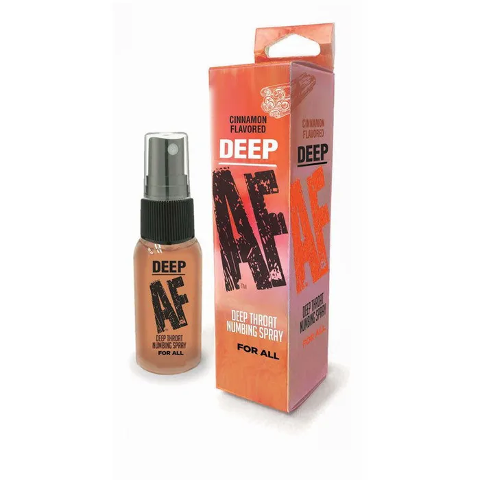 Male Sex Toys Deep AF Throat Numbing Spray 30ml Cinnamon ShhhWndsr