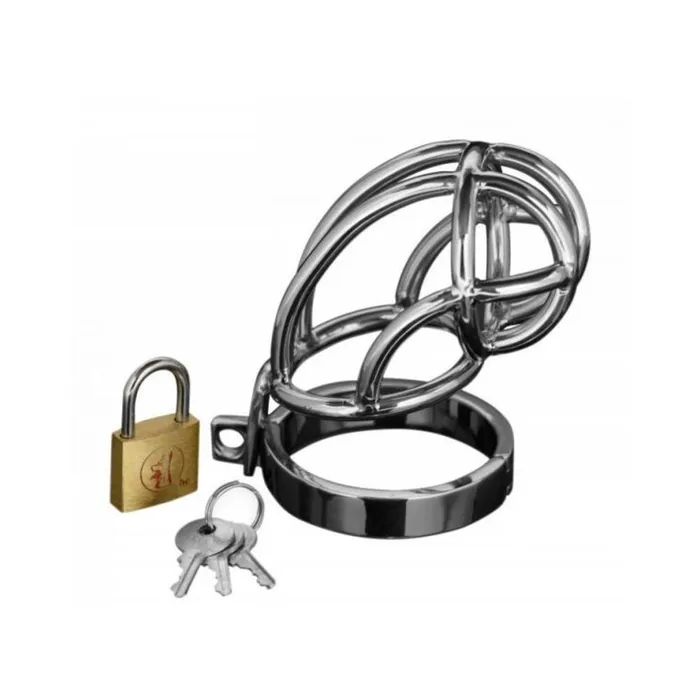 Male Sex Toys Fairvillacom Captus Stainless Steel Locking Chastity Cage