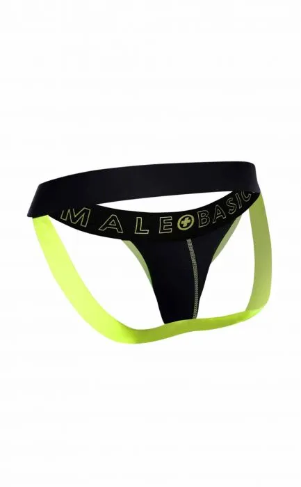 Male Sex Toys Male Basics Neon Jockstrap Neon Yellow SM Fairvillacom