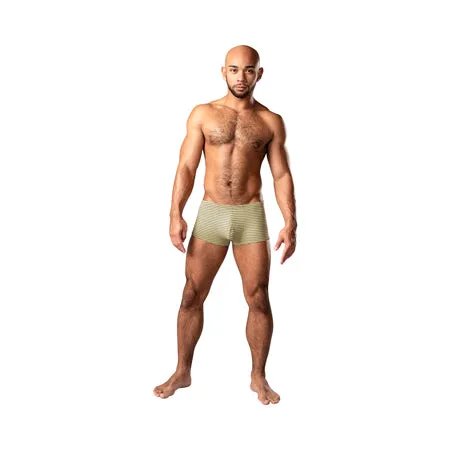 Male Sex Toys Male Power Male Power Cabana Banana Mini Short YellowGrey M