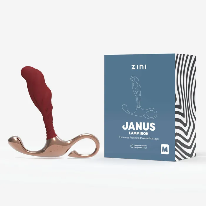 Male Sex Toys ShhhWndsr Zini Janus Lamp Iron Prostate Massager Medium