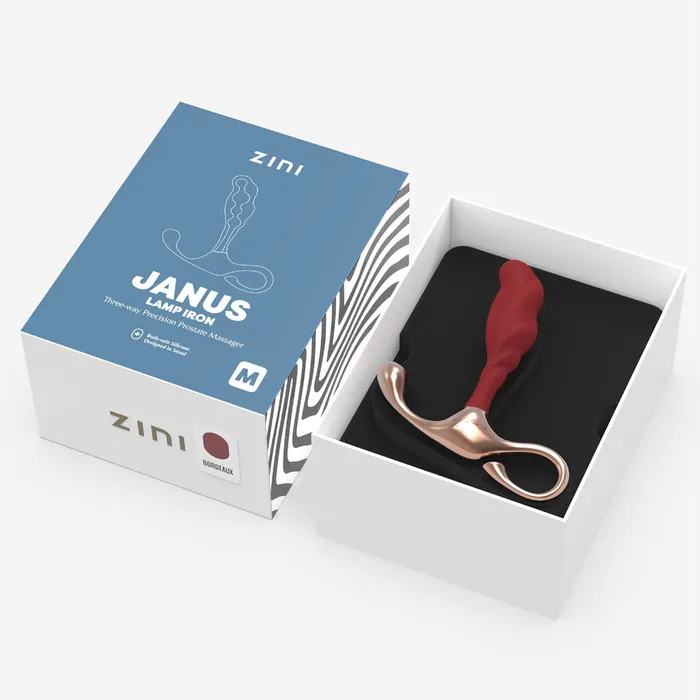 Male Sex Toys ShhhWndsr Zini Janus Lamp Iron Prostate Massager Medium