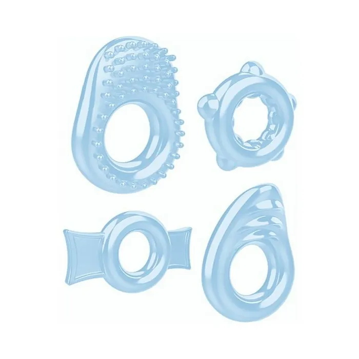 Male Sex Toys Zt Ring A Ding Ding Cock Ring Set Of 4 Fairvillacom