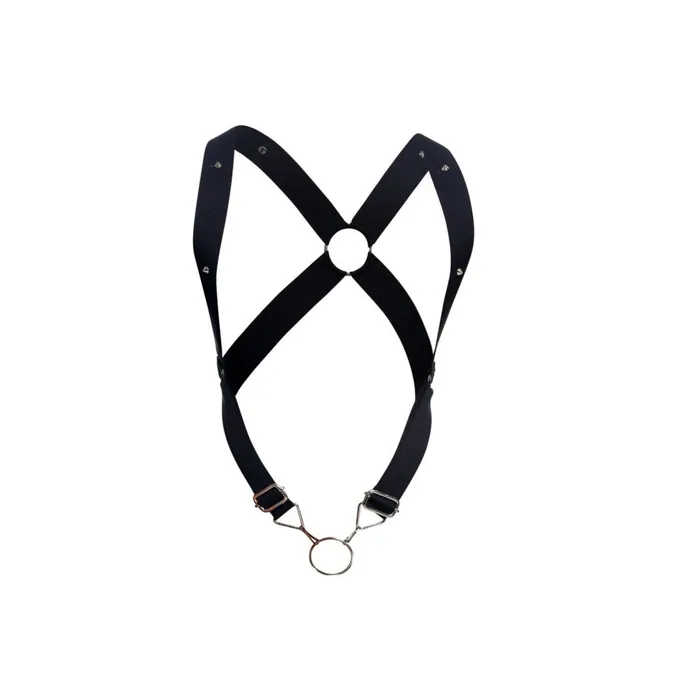 Mens Underwear Dngeon Crossback Harness Black One Size Fairvillacom