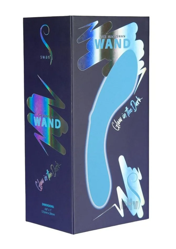 Mini Swan Wand Gitd Blue Fairvillacom Vibrators