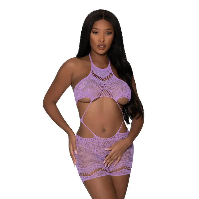MS Seamless Crotchless Romper Lavender O Fairvillacom Vibrators