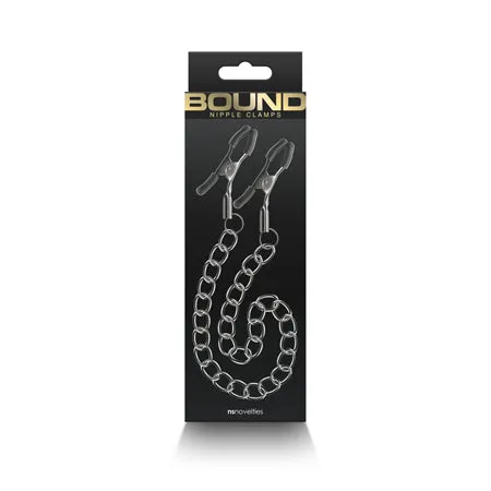 Nipple Clitoral Toys Bound DC2 Nipple Clamps Gunmetal Fairvillacom