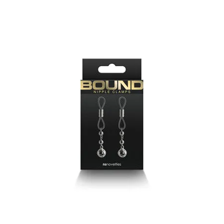 Nipple Clitoral Toys Fairvillacom Bound D1 Nipple Clamps Gunmetal