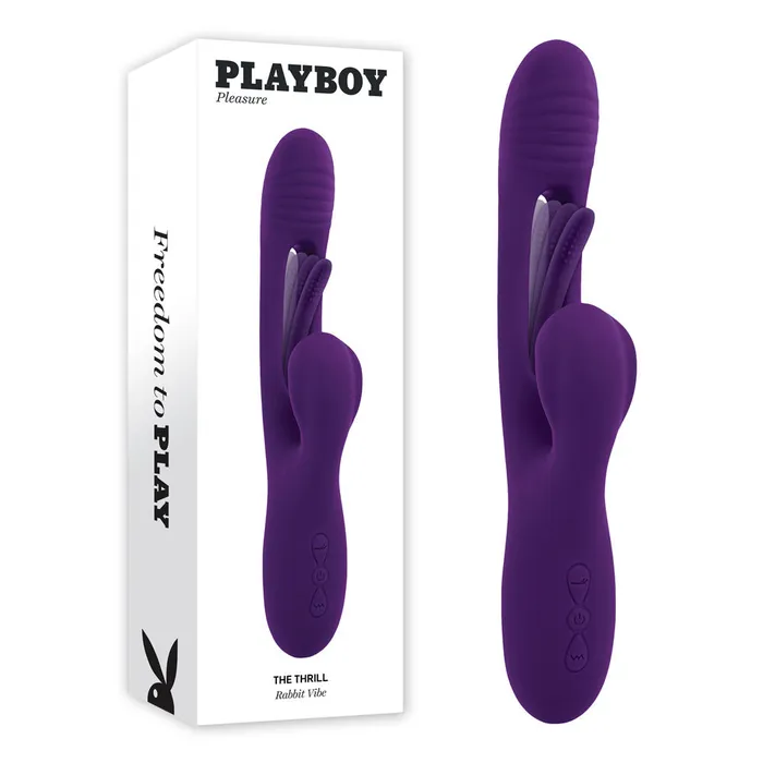 Playboy Pleasure THE THRILL Silicone Rabbit ShhhWndsr Female Sex Toys