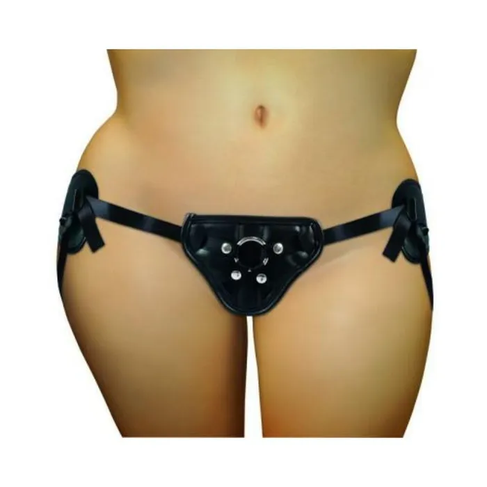 Plus Size PVC Corsette Adjustable Strap On Black Size 12 to 30 Fairvillacom Female Sex Toys