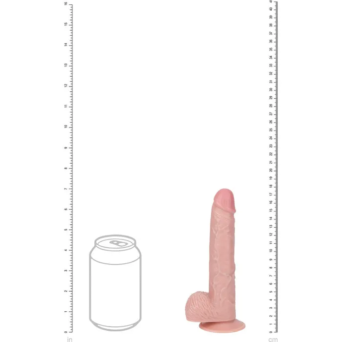 REALROCK 18cm Vibrating Cock with Balls Flesh ShhhWndsr Female Sex Toys REALROCK 18cm Vibrating Cock with Balls Flesh ShhhWndsr Female Sex Toys