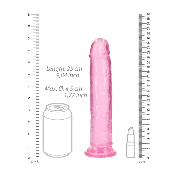 REALROCK Straight Dildo 25 cm 10 Dong PINK ShhhWndsr Dildos REALROCK Straight Dildo 25 cm 10 Dong PINK ShhhWndsr Dildos