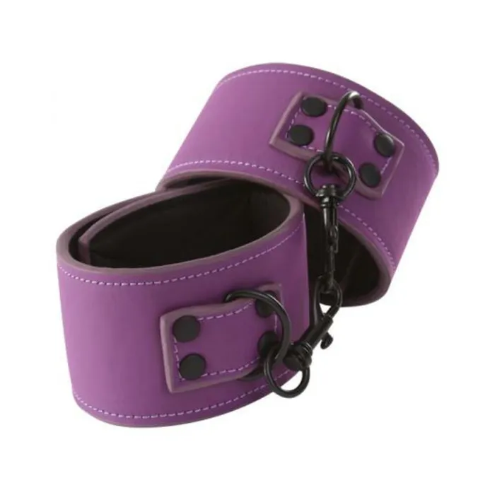 Restraints Fairvillacom Lust Bondage Wrist Cuffs Purple
