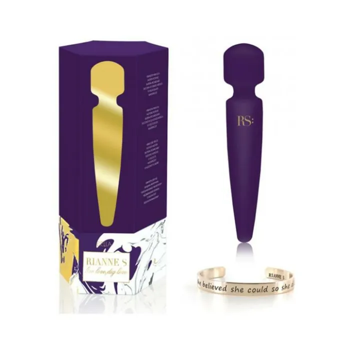 Rianne S Bella Mini Wand Deep Purple Fairvillacom Vibrators
