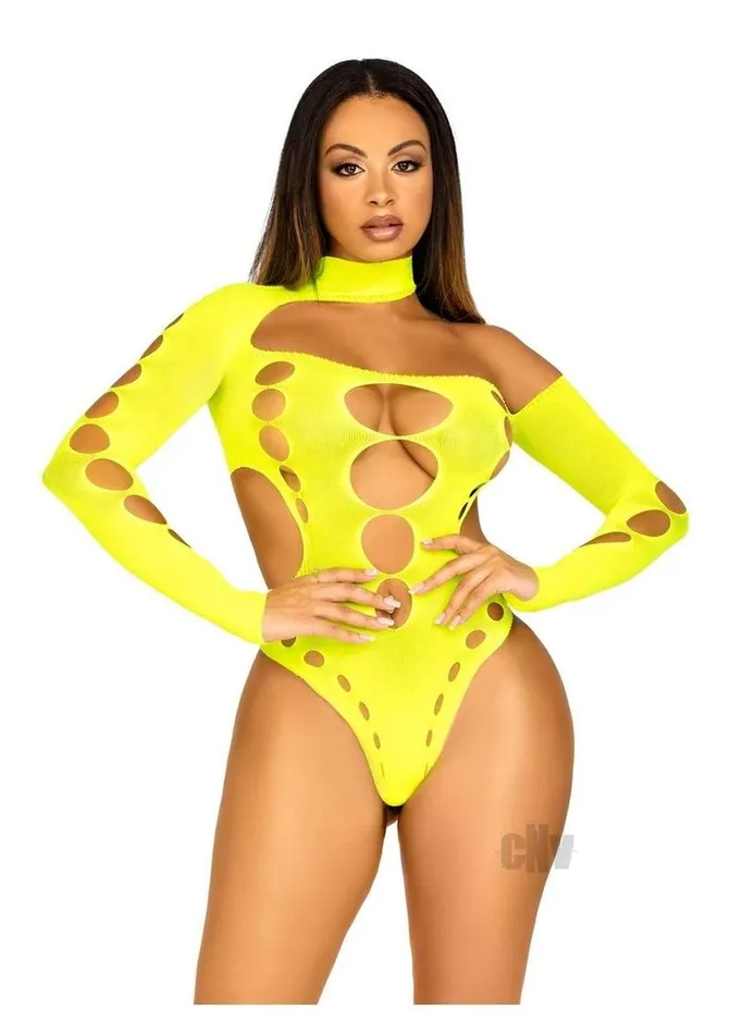Seamles Asymmetric Thong Bodysuit Os Ylw Fairvillacom Teddies And Bodies
