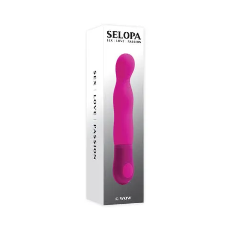 Selopa G Wow Vibrating Vibrator Battery Silicone Pink Fairvillacom Vibrators