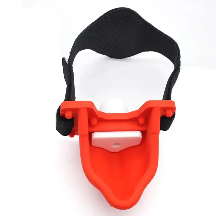 ShhhAE Piss Trough Mouth Gag with changeable inserts Black or Red Anal