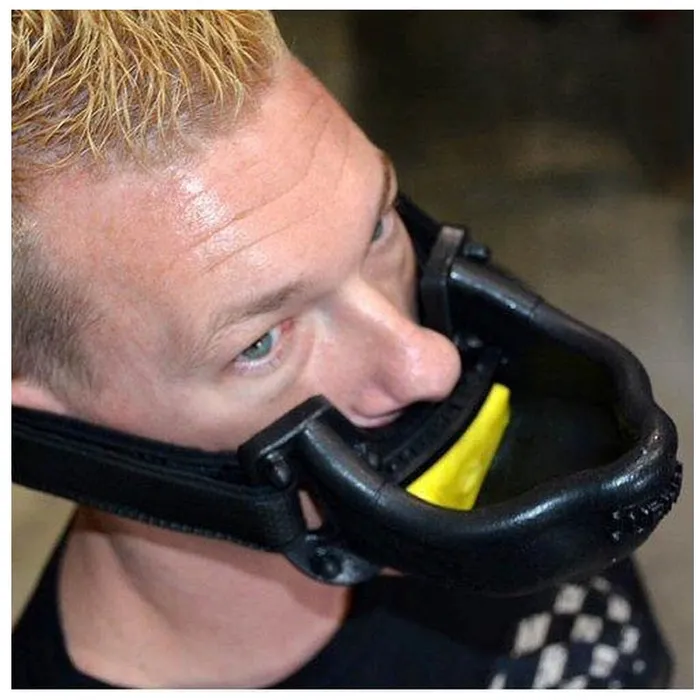 ShhhAE Piss Trough Mouth Gag with changeable inserts Black or Red Anal