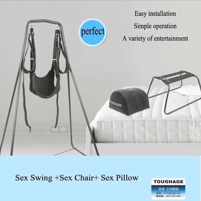 ShhhOb Couples Tall Sex Swing Queening Seat Pillow Package